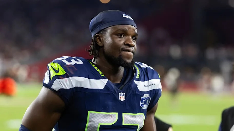 Seattle Seahawks linebacker Boye Mafe against the Arizona Cardinals
