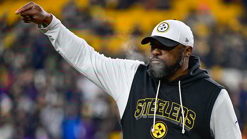 Steelers head coach Mike Tomlin.