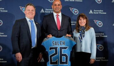 Robert Saleh was officially unveiled as the new head coach of the Tennessee Titans