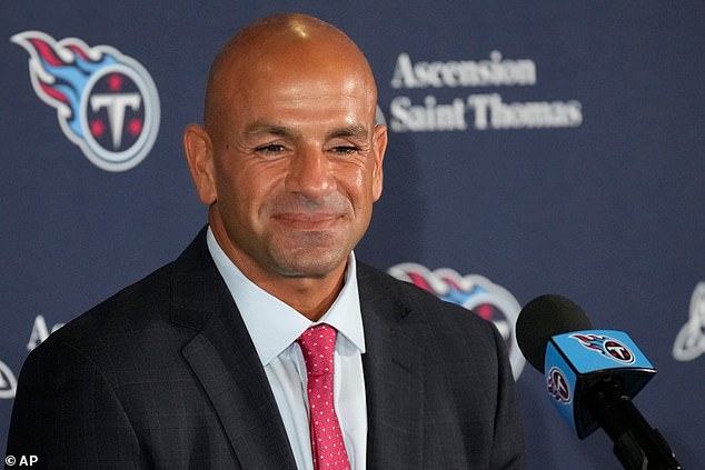 The former New York Jets head coach addressed the media at the Titans' facilities