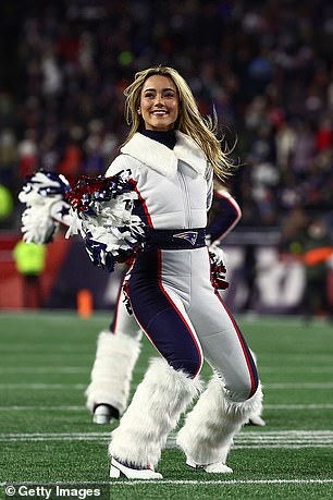 The cheerleaders will join the players in San Francisco