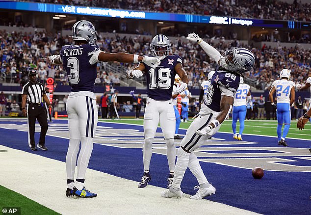 WR Pickens scored nine touchdowns for the Cowboys in his debut year, a career high