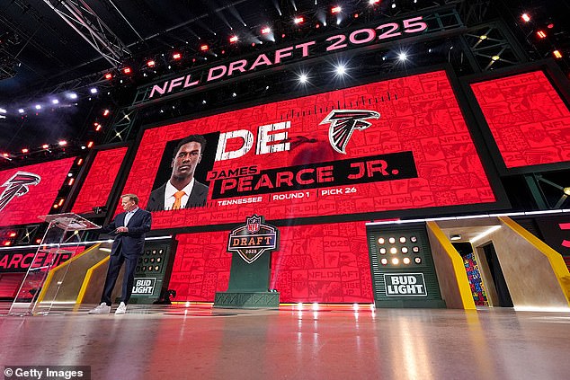 The Falcons still took a punt on the linebacker by drafting him with the 26th overall pick