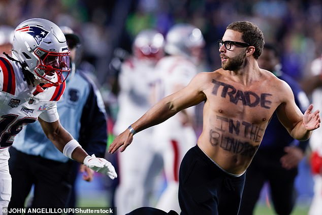 The man who streaked onto the field at Super Bowl LX revealed how he got inside the stadium