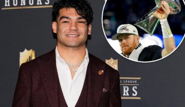 Puka Nacua posts 'Sam Darnold' in odd Super Bowl callout
