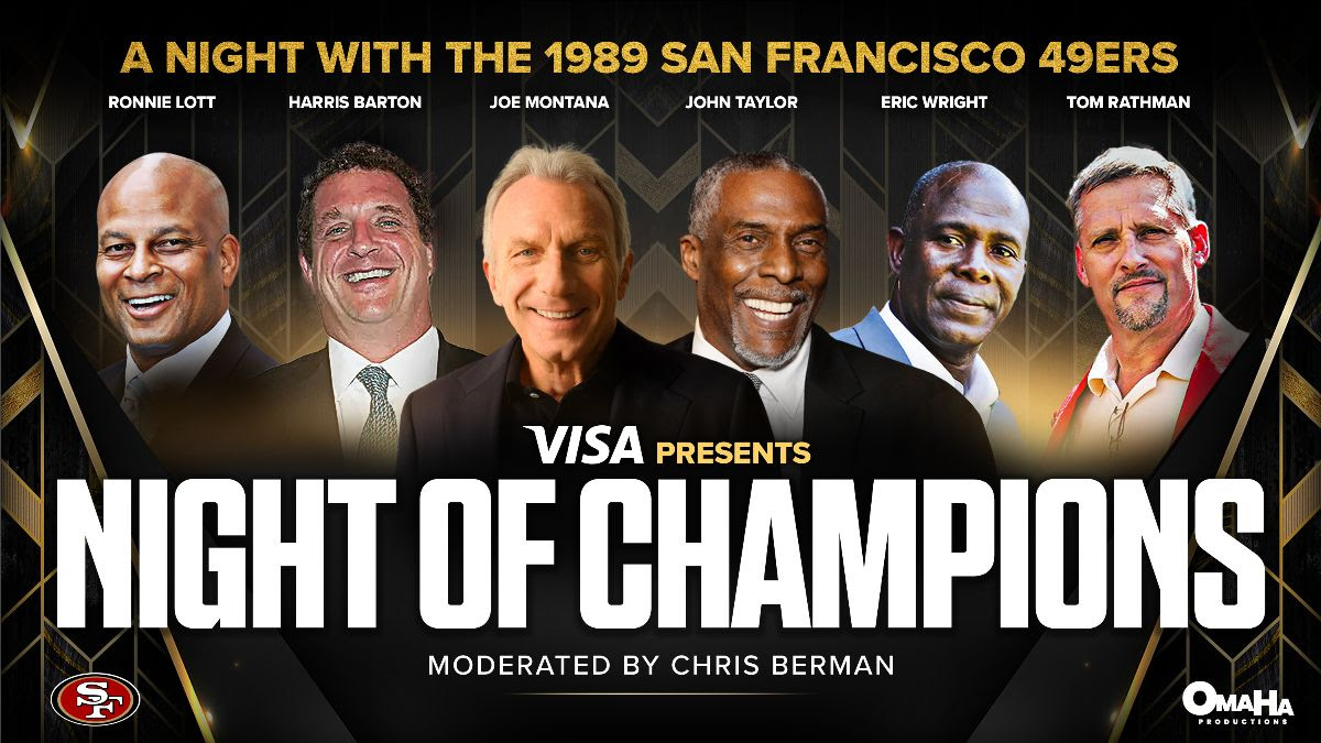 Night of Champions - A Night with the 1989 49ers at Orpheum Theatre in San Francisco - February 3, 2026