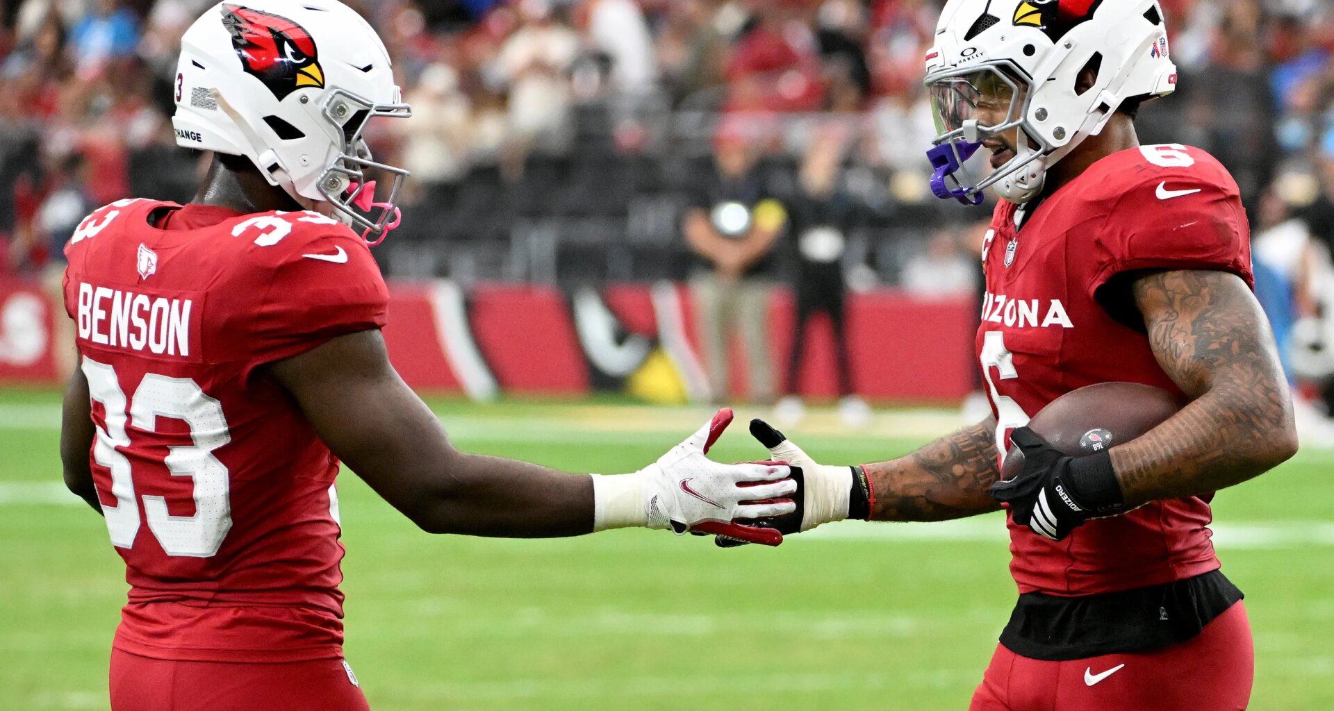 Cardinals' Trey Benson, James Conner must recalibrate to full caliber