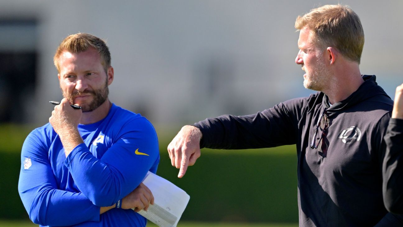 Rams sign coach Sean McVay, GM Les Snead to multiyear extensions