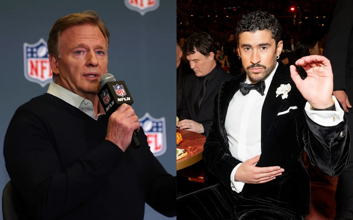 NFL's Roger Goodell addresses Bad Bunny's 'ICE out' Grammys speech