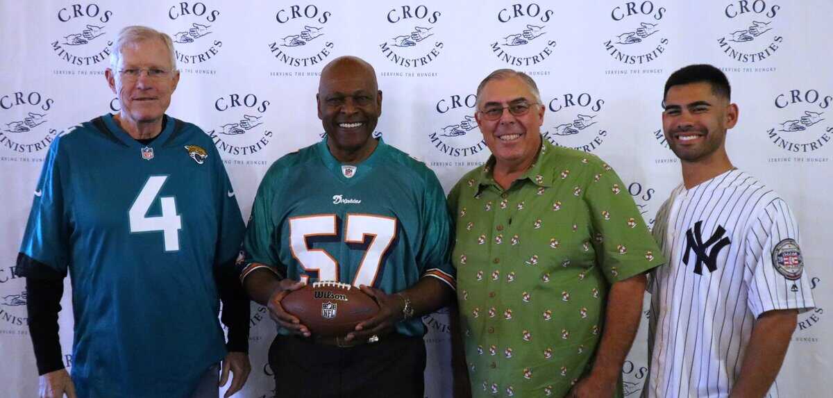 Miami Dolphins Legend Teams Up with CROS Ministries to Tackle Hunger 
