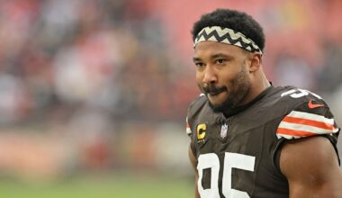 NickALive!: Cleveland Browns Defensive End Myles Garrett as the NVP of NVPs
