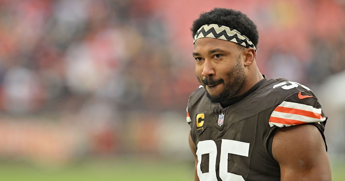 NickALive!: Cleveland Browns Defensive End Myles Garrett as the NVP of NVPs