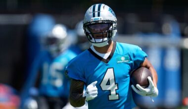 Panthers' Tetairoa McMillan apologizes for using racial slur