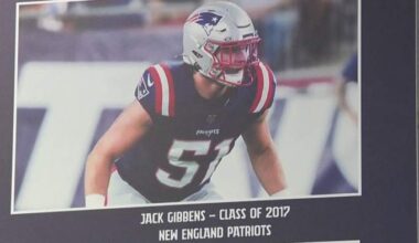 New England Patriots linebacker Jack Gibbens makes history for Smithson Valley Rangers