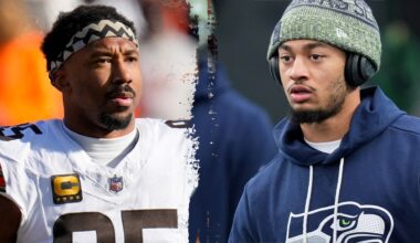 Myles Garrett, Jaxon Smith-Njigba named Defensive and Offensive Players of the Year