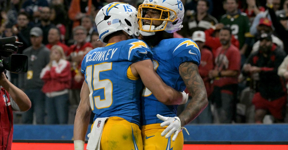 Mike McDaniel hire: Chargers WRs Ladd McConkey, Keenan Allen’s thoughts on new OC
