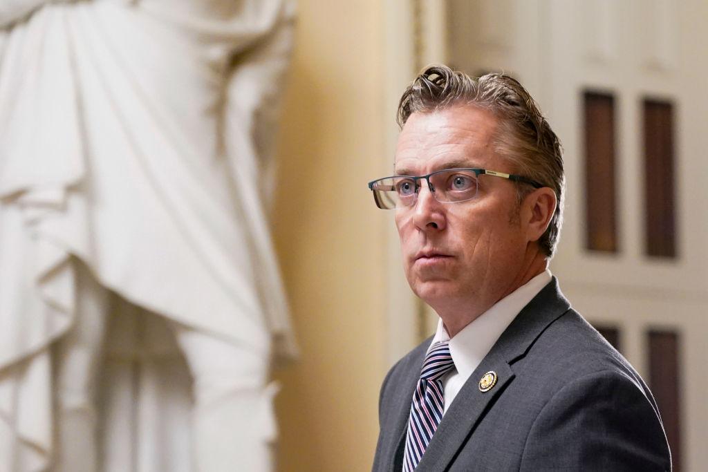 Rep. Andy Ogles (R, Tenn.) at the U.S. Capitol in Washington, D.C. on Feb. 25, 2025.