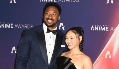 Myles Garrett supports Chloe Kim at 2026 Olympics in Milan