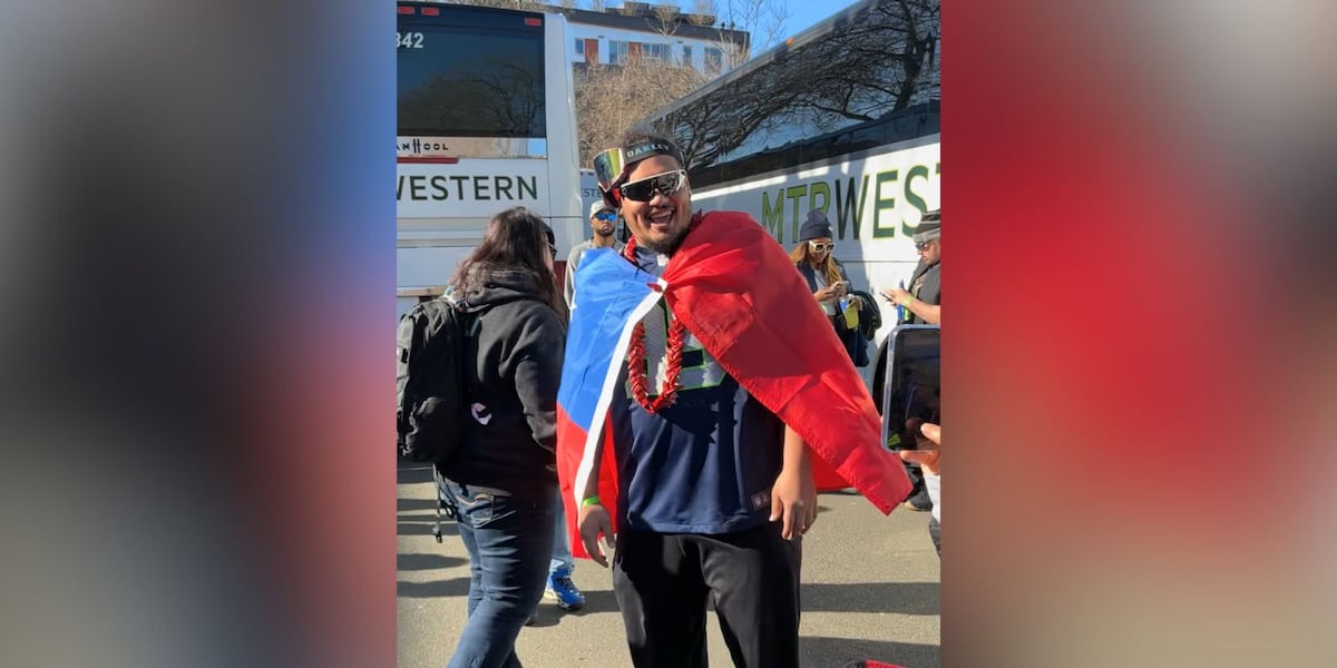 Anchorage grad celebrates Super Bowl victory in Seattle parade