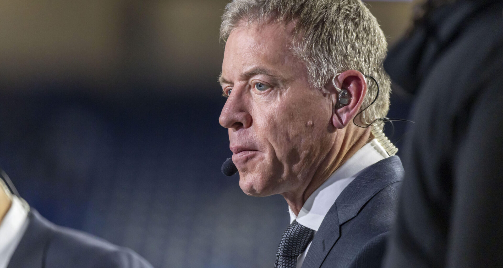ESPN broadcaster Troy Aikman