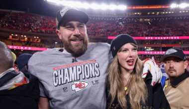 Chiefs' Travis Kelce Sends Valentine's Day Greeting to Taylor Swift