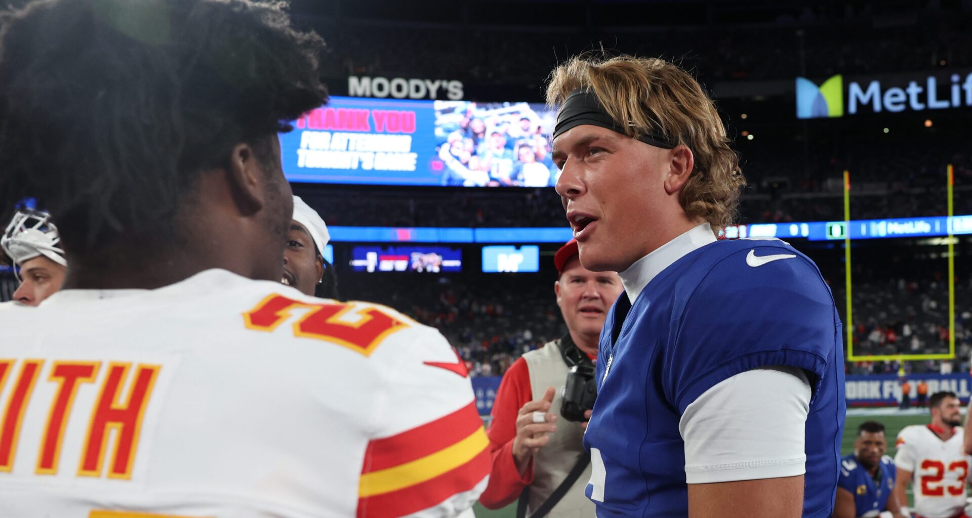 Jaxson Dart Reveals Travis Kelce Talk About Giants Coach