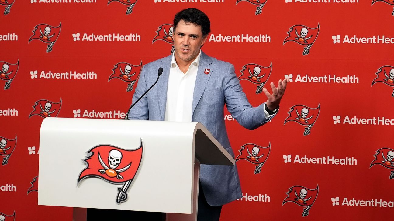 Bucs' new OC Robinson 'ecstatic' to work with Mayfield again