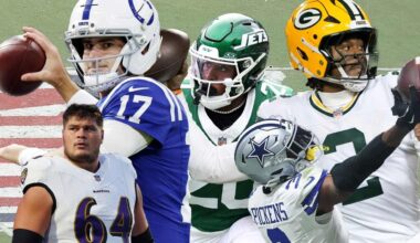 NFL free agency 2026: Top 5 players at each offensive position