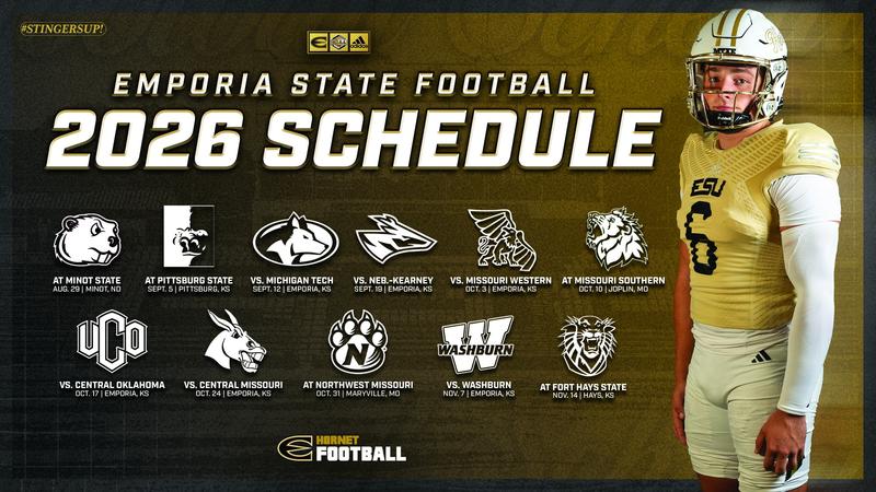 Six Home Games Highlight 2026 Emporia State Football Schedule