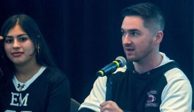 Long Island programs attend Jets' HS girls flag football media day