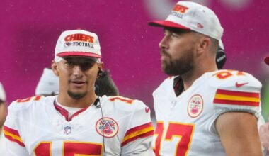 Patrick Mahomes, Travis Kelce sued for trademark infringement