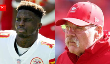 Chiefs head coach Andy Reid sends a “nothing happening” signal to Miami Dolphins WR Tyreek Hill | NFL News
