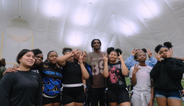 Tennessee Titans surprise Metro Nashville middle school girls with new flag football uniforms