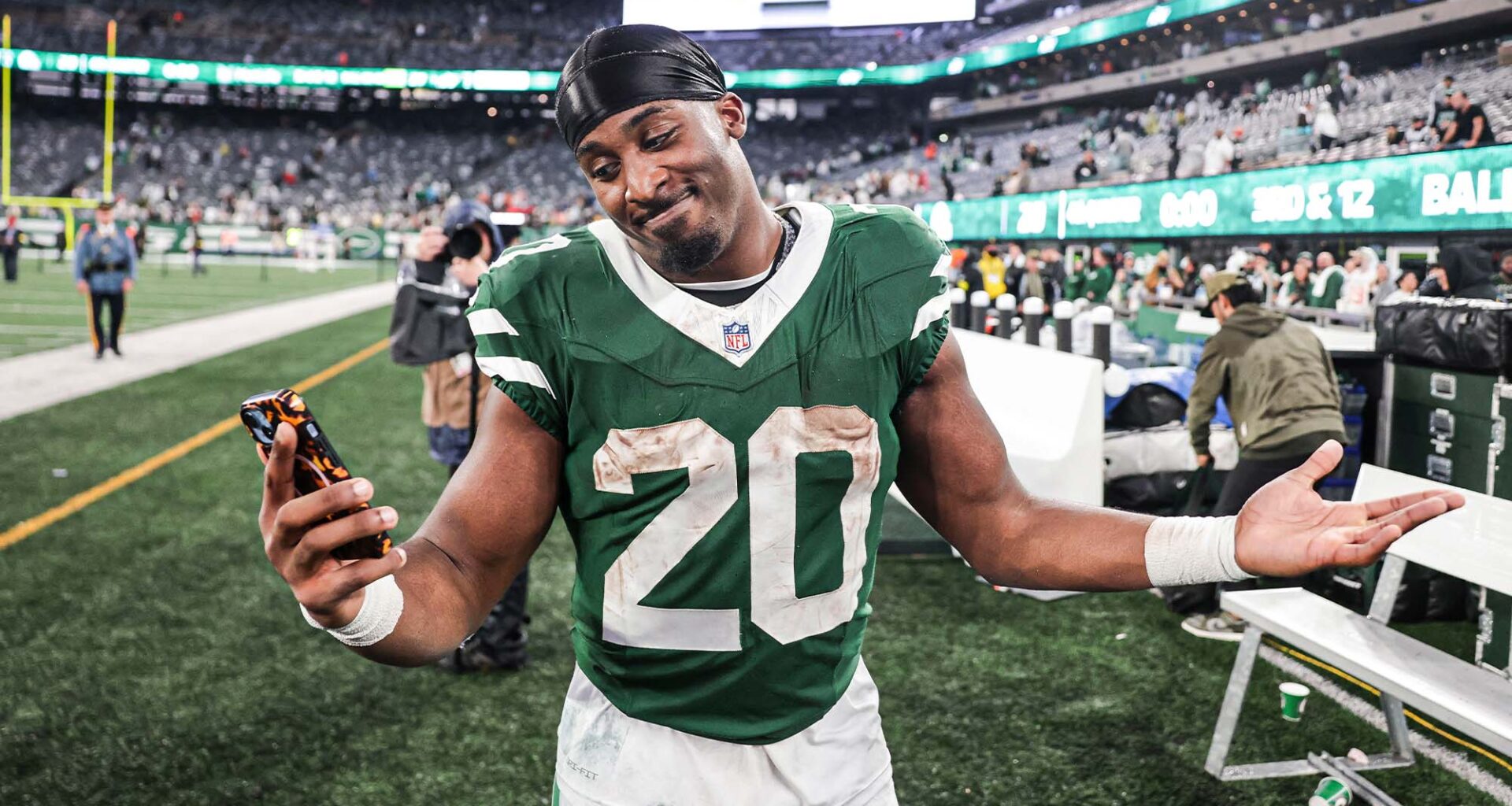 The New York Jets provide Breece Hall clues at the combine