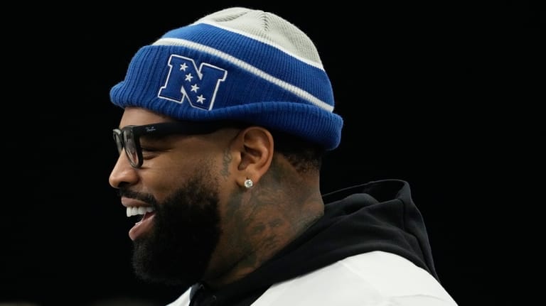 NFC offensive tackle Trent Williams, of the San Francisco 49ers,...