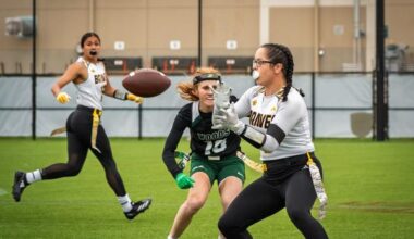 (1) Women's Flag Football Storms Back to Defeat (2) Keiser 32–28