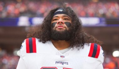 Patriots came close to extending Khyiris Tonga in-season. Now, his return is uncertain.