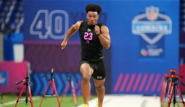 Breaking down Kenyon Sadiq's performance at the 2026 NFL Combine