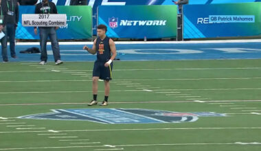 Throwback: Patrick Mahomes shows a glimpse of greatness at the 2017 NFL Scouting Combine