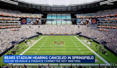 Chicago Bears news today: Illinois House committee cancels meeting to hear Bears stadium bill