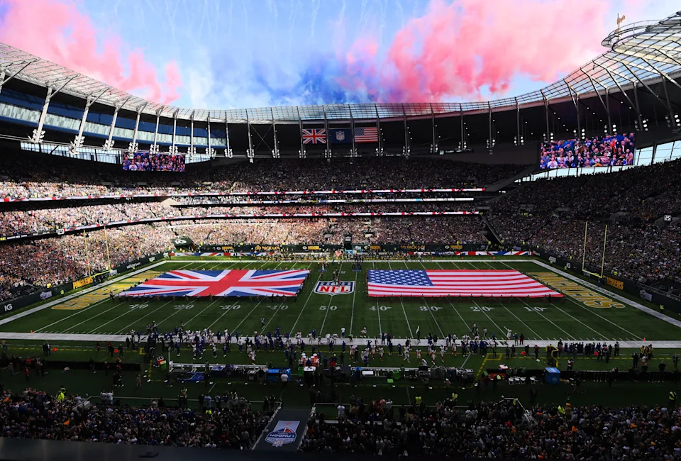 The Green Bay Packers played the New York Giants on Oct. 9, 2022, at Tottenham Hotspur Stadium in London.