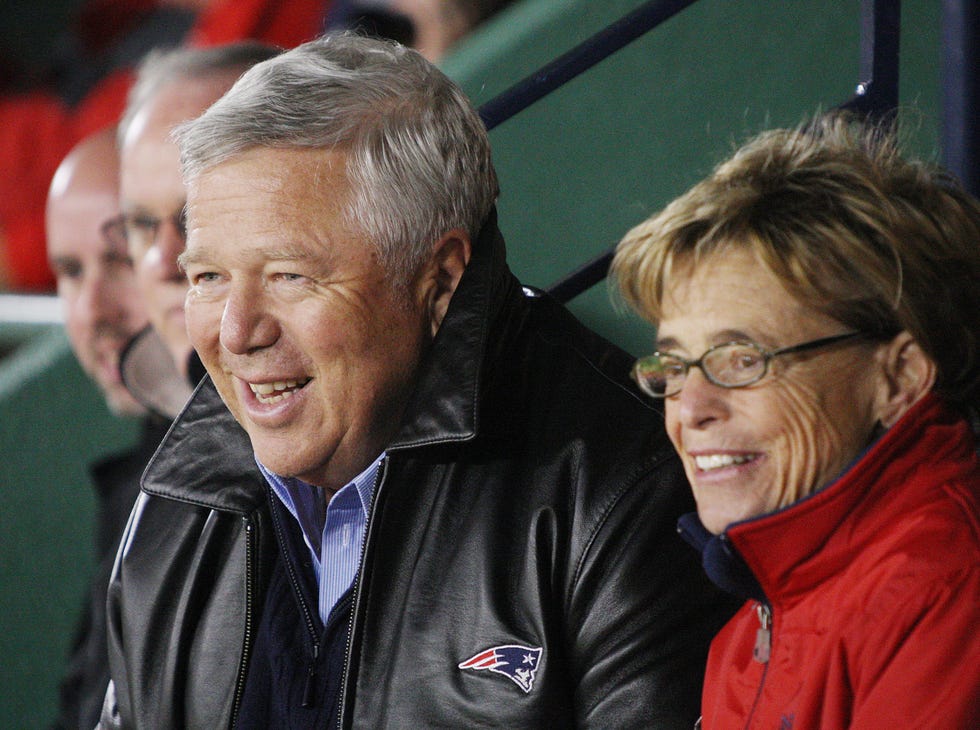 Bob And Myra Kraft At Red Sox Game