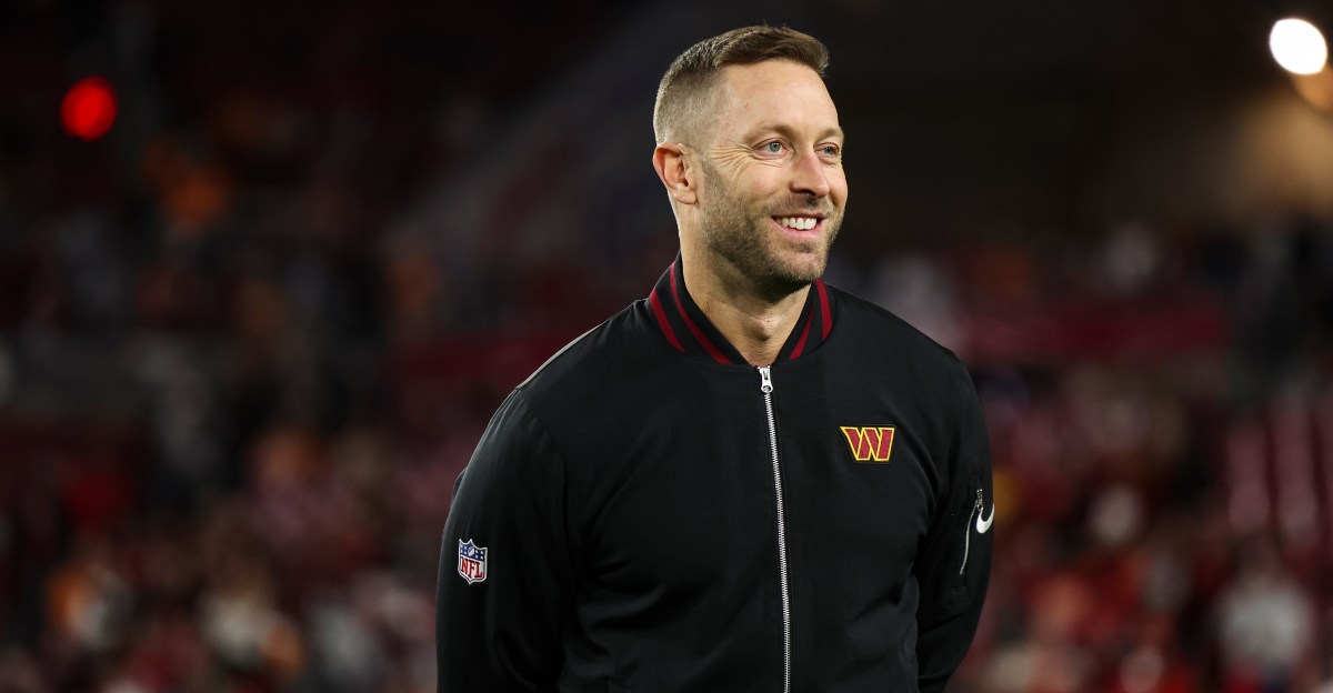 Former Washington Commanders offensive coordinator Kliff Kingsbury joins the Rams