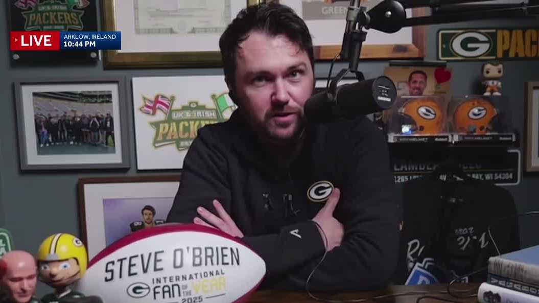 Irish podcaster named Packers' nominee for international fan of the year