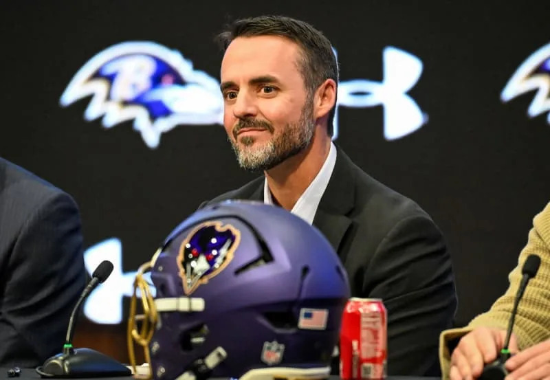 January 1, 2024: Baltimore Ravens new coach Jesse Minter is the fourth head coach in franchise history at the Under Armour Performance Center. – ZUMAm67_ 20240101_zaf_m67_020 Copyright: xKevinxRichardsonx