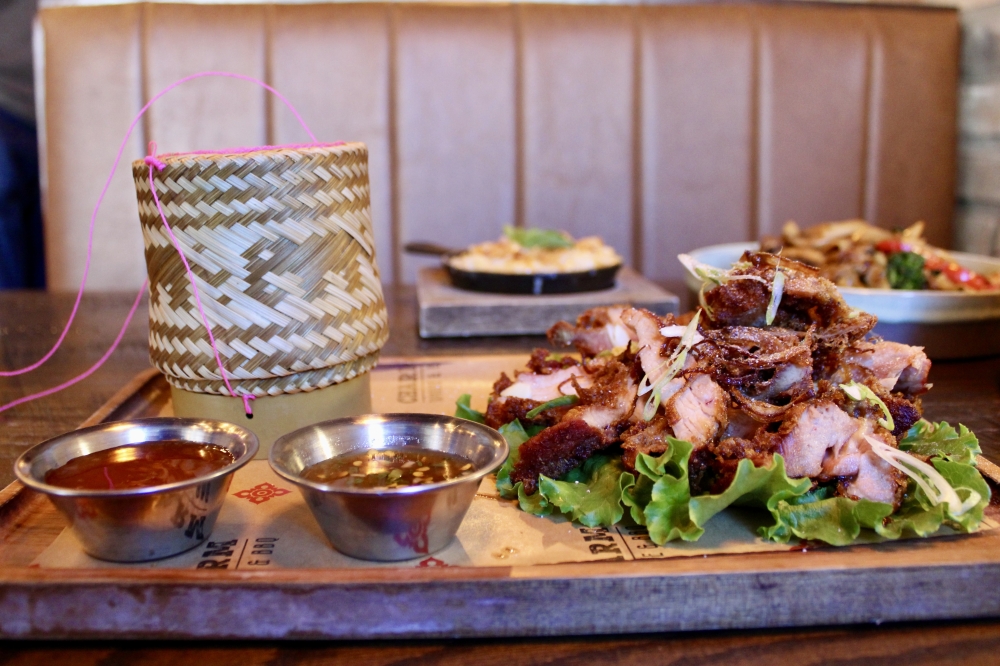 assortment of food dishes