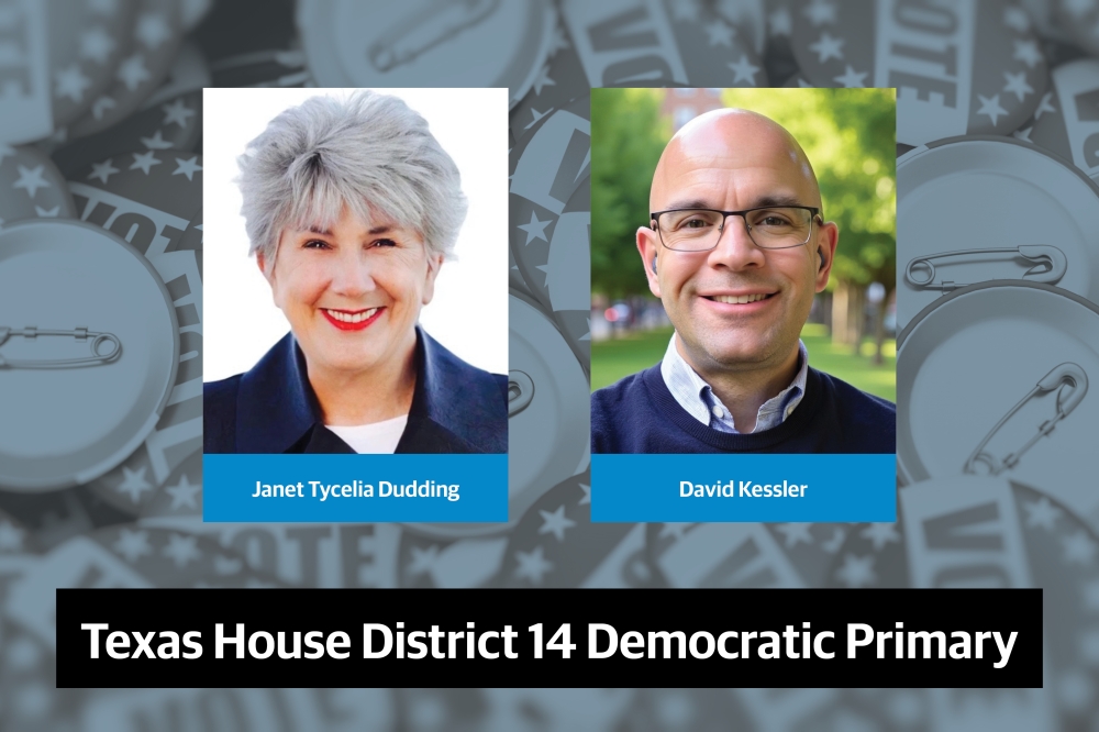 Candidates Janet Dudding and David Kessler will compete for the Democratic nomination in the primary election for Texas House District 14. (All photos submitted by respective candidates/Community Impact)