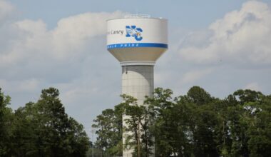 New Caney water tower