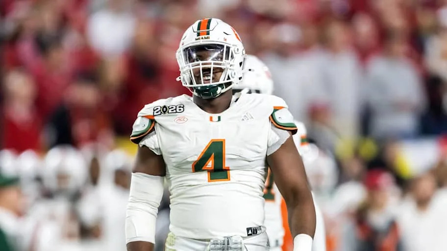 Miami edge rusher Rueben Bain Jr