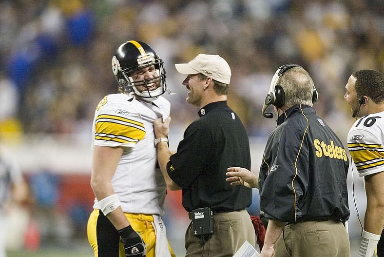 Ben Roethlisberger Bill Cowher Pittsburgh Steelers